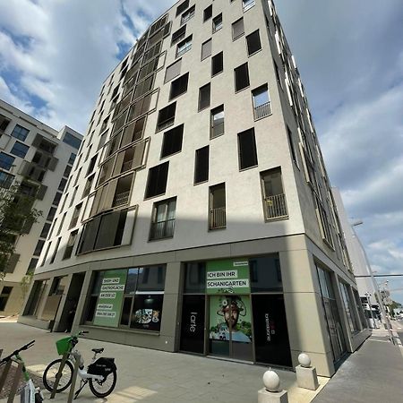 Donaublick Oasis: Stylische Wohnung Wenen Buitenkant foto